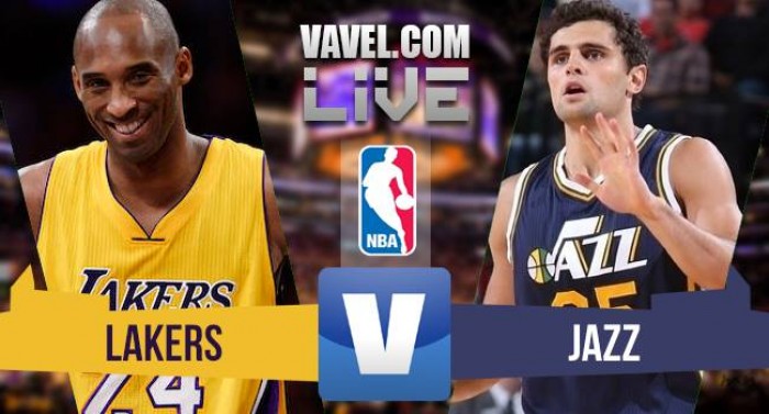 Resultado Los Angeles Lakers x Utah Jazz  na despedida de Kobe Bryant na NBA (101-96)