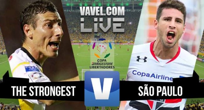 Resultado The Strongest x São Paulo na Copa Libertadores 2016 (1-1)