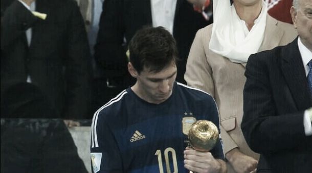 Messi gana el Balón de Oro del Mundial 2014