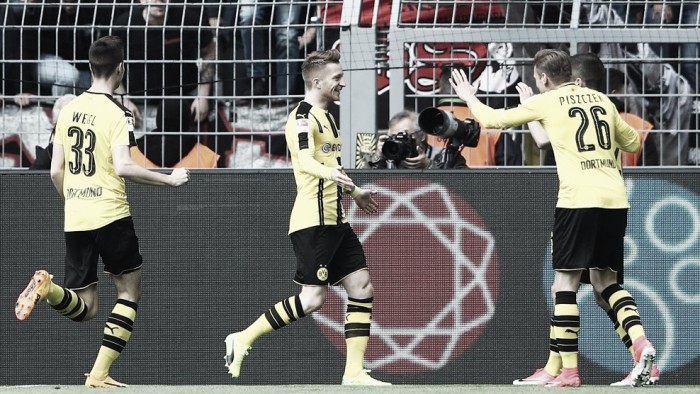 Marco Reus marca em seu retorno ao Dortmund e derrota Eintracht Frankfurt na Bundesliga