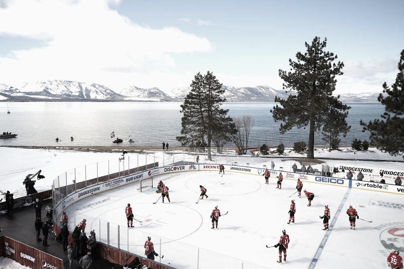 Luces y sombras en el primero de los NHL Outdoor Games 2021