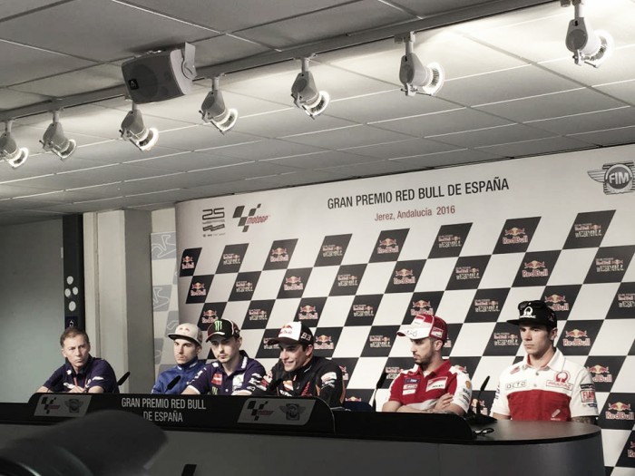 Rueda de prensa del Gran Premio de España de MotoGP 2016