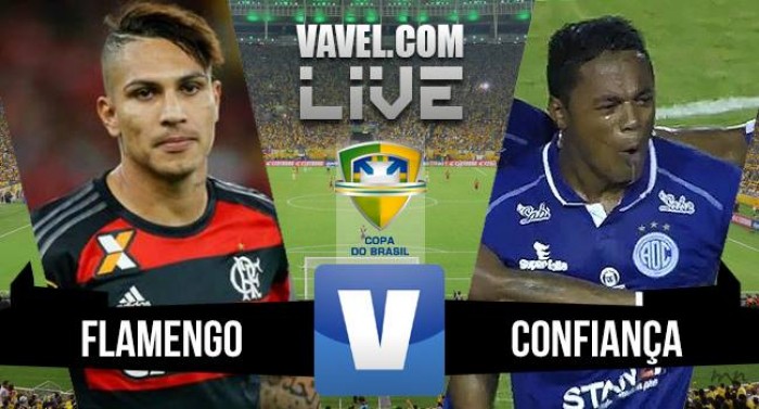 Resultado Flamengo x Confiança na Copa do Brasil (3-0)