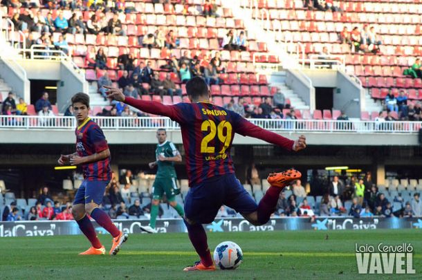 Ponferradina - FC Barcelona B: puntuaciones FC Barcelona B, jornada 14 Liga Adelante