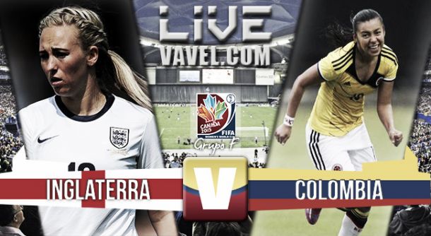 Resultado Inglaterra - Colombia en el Mundial Femenino 2015 (2-1) Resultado Inglaterra - Colombia en el Mundial Femenino 2015 (2-1)