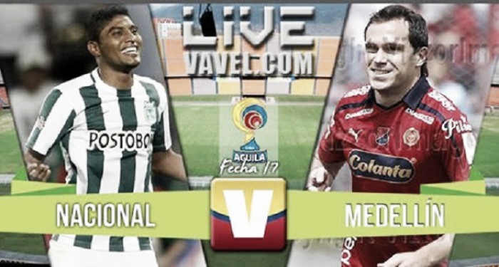 Resultado final: Nacional - Medellín en la Liga Águila 2016 (1-2) Resultado final: Nacional - Medellín en la Liga Águila 2016 (1-2)
