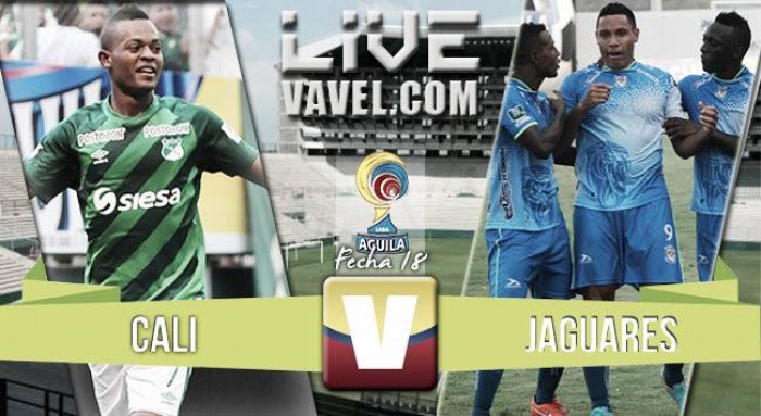 Resultado final: Cali - Jaguares por Liga Águila (3-2) Resultado final: Cali - Jaguares por Liga Águila (3-2)