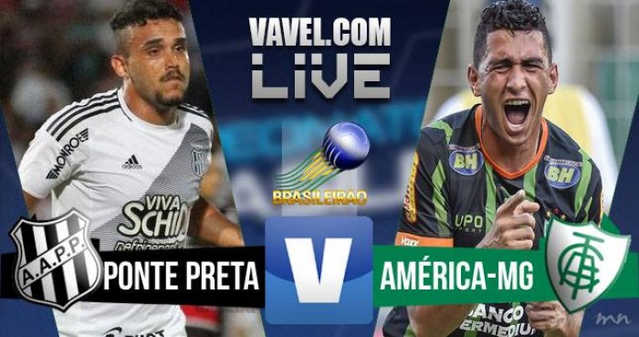 Resultado Ponte Preta x América-MG no Campeonato Brasileiro 2016 (1-1)