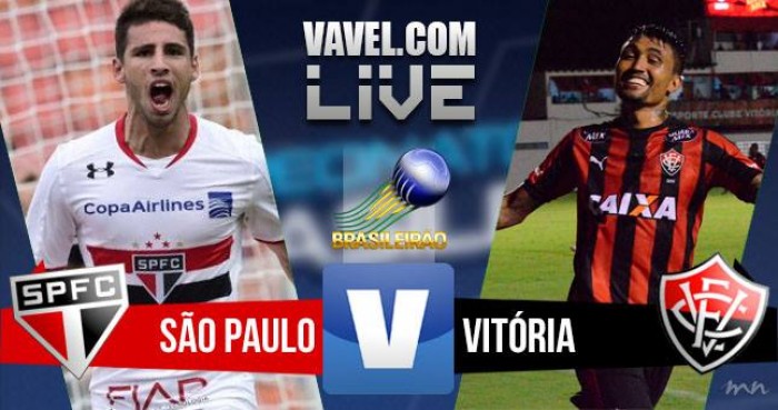 Resultado São Paulo x Vitória no Campeonato Brasileiro (2-0)