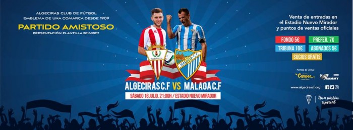 Algeciras - Málaga: primer test para los de Juande Ramos