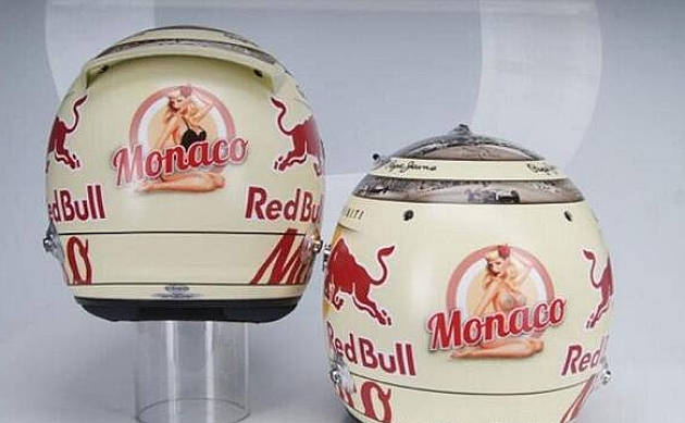 Los cascos del GP Mónaco