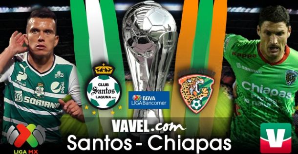 Resultado Santos Laguna - Chiapas en Liga MX 2014 (2-3)