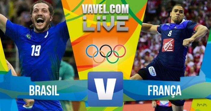 Brasil perde para a França no handebol masculino dos Jogos Olímpicos hoje (27-34)