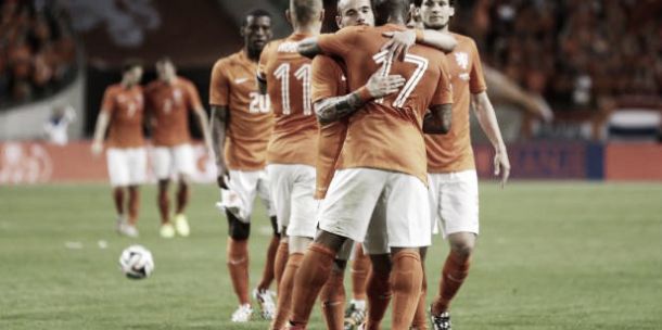 Holanda vence País de Gales no último amistoso preparatório para a Copa do Mundo Holanda vence País de Gales no último amistoso preparatório para a Copa do Mundo