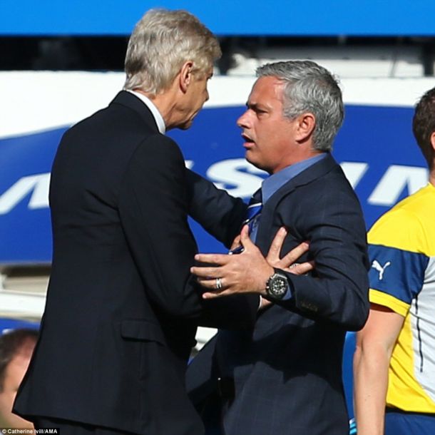 Wenger is unapologetic after Mourinho confrontation