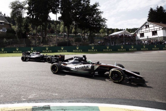 Force India, molestos con la maniobra de Alonso en el pitlane