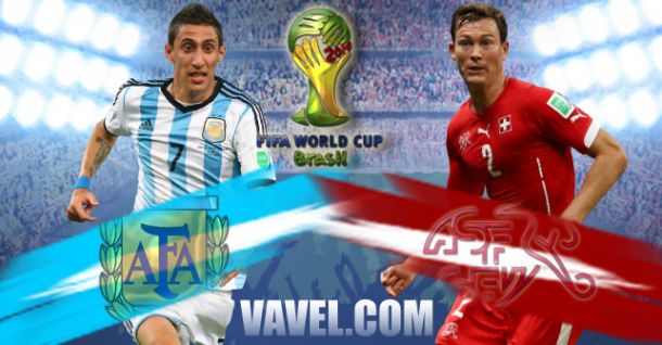 Argentina - Switzerland Live Scores and Results of FIFA World Cup 2014