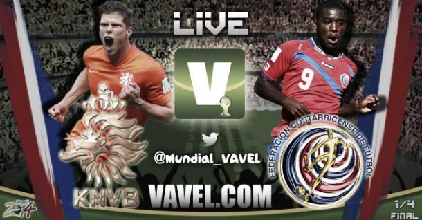 Live Olanda - Costa Rica, Mondiali 2014 in diretta