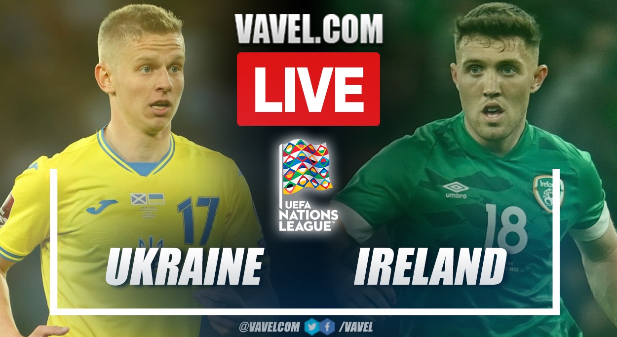 Highlights and Goals: Ukraine 1-1 Ireland in UEFA Nations League 2022