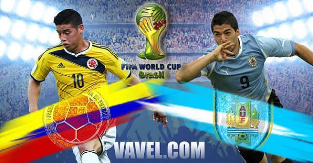 Colômbia x Uruguai, Copa do Mundo   