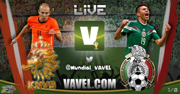 Mexico vs Netherlands Live Soccer Scores of FIFA World Cup 2014