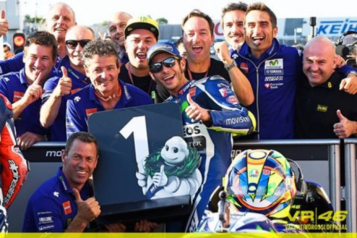 Third pole of the year for Rossi in Motegi