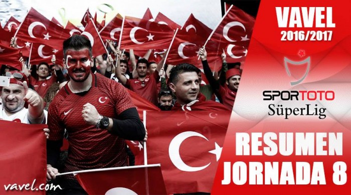 Resumen de la 8 jornada de la Süper Lig