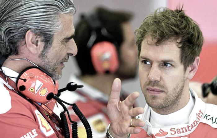 Arrivabene: “Con Vettel hay una relación honesta, abierta y directa”