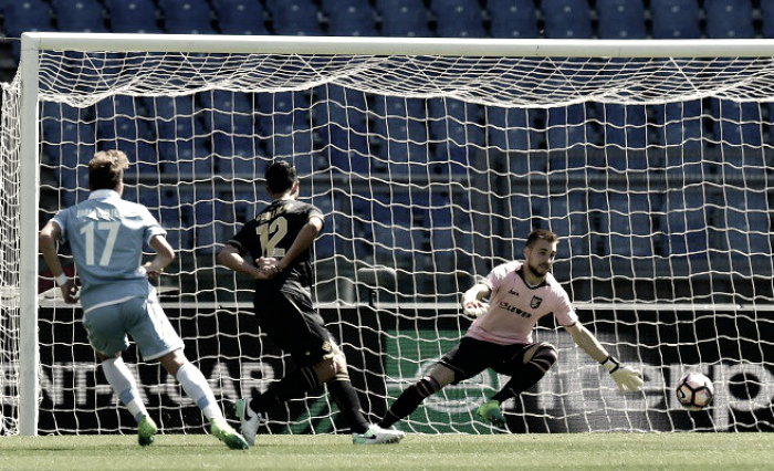 Serie A - Festival del gol all'Olimpico: Immobile, Keita e Crecco sommergono il Palermo (6-2)