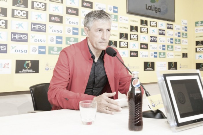 Quique Setién confirma que deixará Las Palmas ao final da temporada: "É a decisão correta"