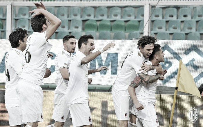 No sufoco, Milan vence Palermo fora de casa e segue no G-3 da Serie A