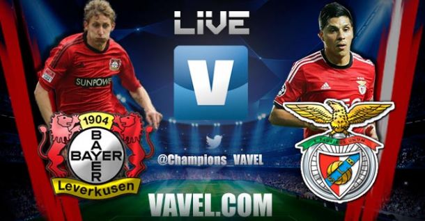 Bayer Leverkusen - Benfica Score and UCL Results 2014