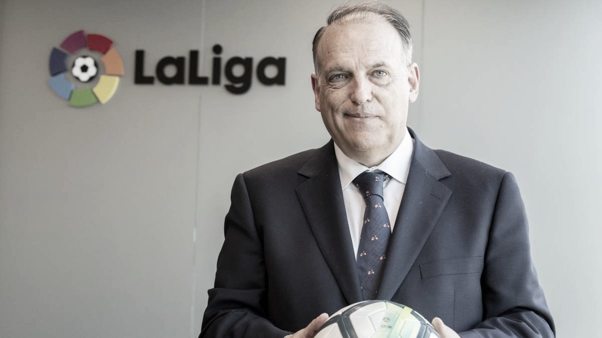 Tebas: "Sin aficionados perdemos una gran parte esencial del espectáculo" Tebas: "Sin aficionados perdemos una gran parte esencial del espectáculo"