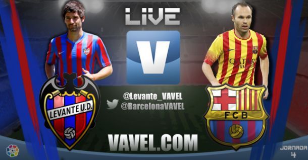 Live Liga BBVA : le match Levante - FC Barcelone en direct