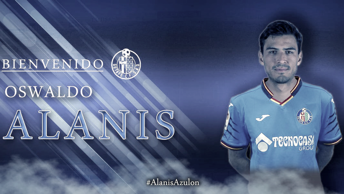 Oswaldo Alanís, nuevo jugador del Getafe CF
