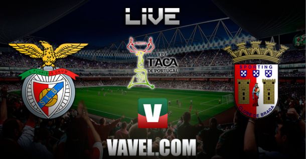 Resultado Benfica - Sporting de Braga en la Taça de Portugal 2014 (1-2)