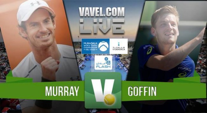 Resumen Andy Murray 0-2 David Goffin en Mubadala World Tennis Championship 2016