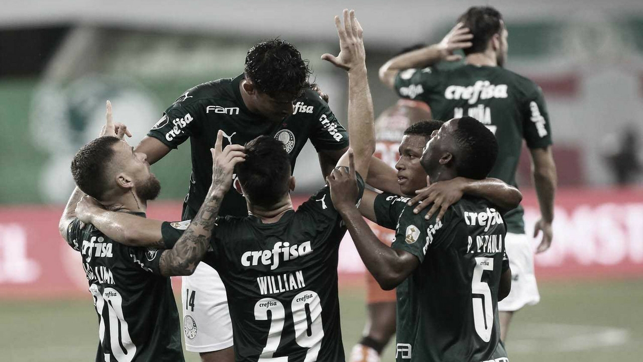 Sabor de chocolate: Palmeiras goleia Delfín e vai às quartas com tranquilidade Sabor de chocolate: Palmeiras goleia Delfín e vai às quartas com tranquilidade