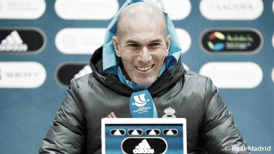 Zinedine Zidane: "Vamos a intentar hacer un gran partido contra el Athletic