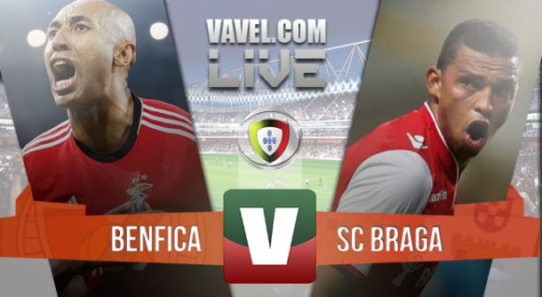 Resultado Benfica - Sporting Braga en la Liga Portuguesa 2015 (2-0)