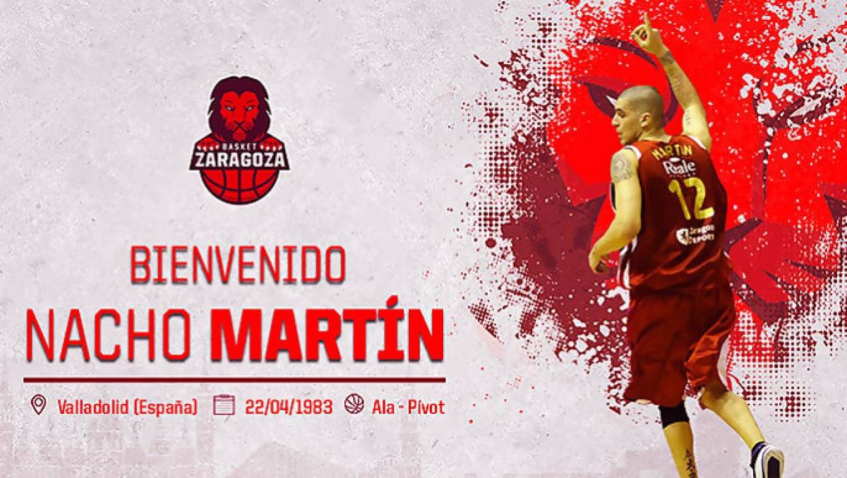 El regreso de Nacho Martín cierra la plantilla de Basket Zaragoza
