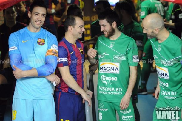 Magna Navarra - FC Barcelona: duelo de veteranos