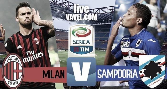 Risultato finale Milan - Sampdoria in Serie A 2016/17 (0-1): Muriel su rigore decide la gara, crisi nera per i rossoneri Risultato finale Milan - Sampdoria in Serie A 2016/17 (0-1): Muriel su rigore decide la gara, crisi nera per i rossoneri
