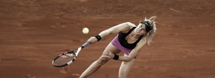 Bouchard desbanca Sharapova e enfrenta Kerber em Madri