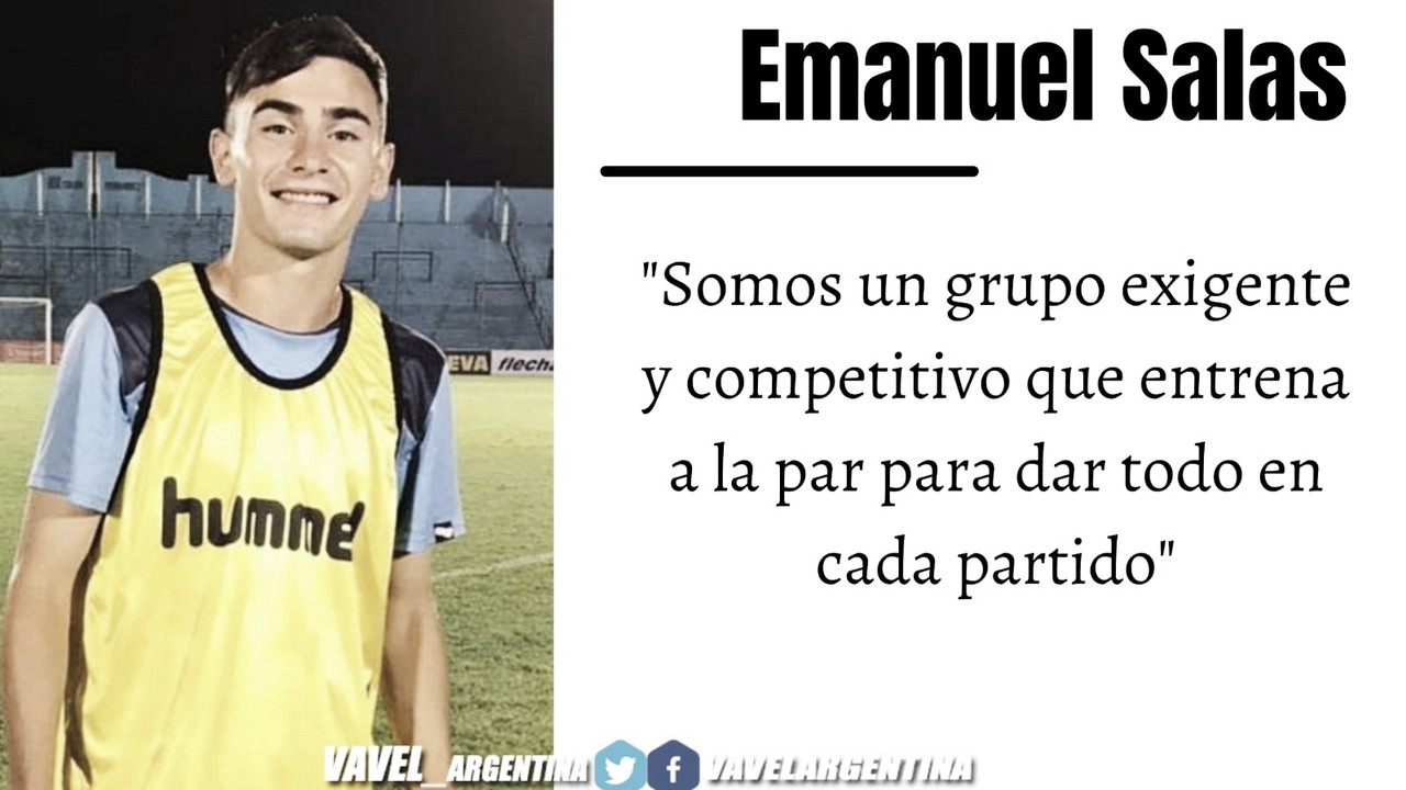 Emanuel Salas: ''El grupo está mentalizado en sacar el partido adelante'' Emanuel Salas: ''El grupo está mentalizado en sacar el partido adelante''