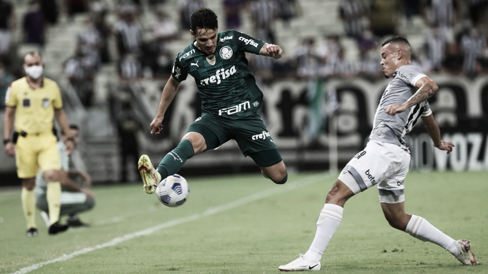 Tabu quebrado e golaço de falta: Palmeiras vence Ceará em rodada atrasada do Brasileirão