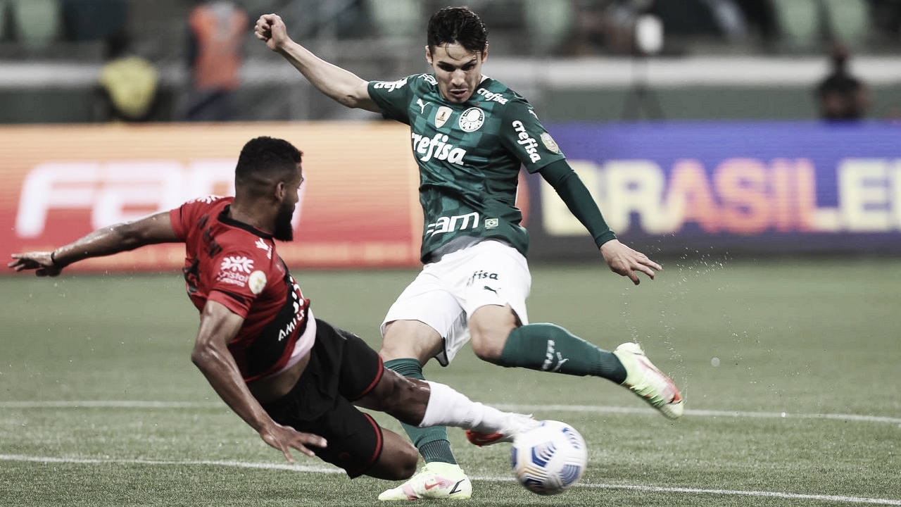 No 100º jogo de Abel Ferreira, Palmeiras goleia Atlético-GO
pelo Brasileirão