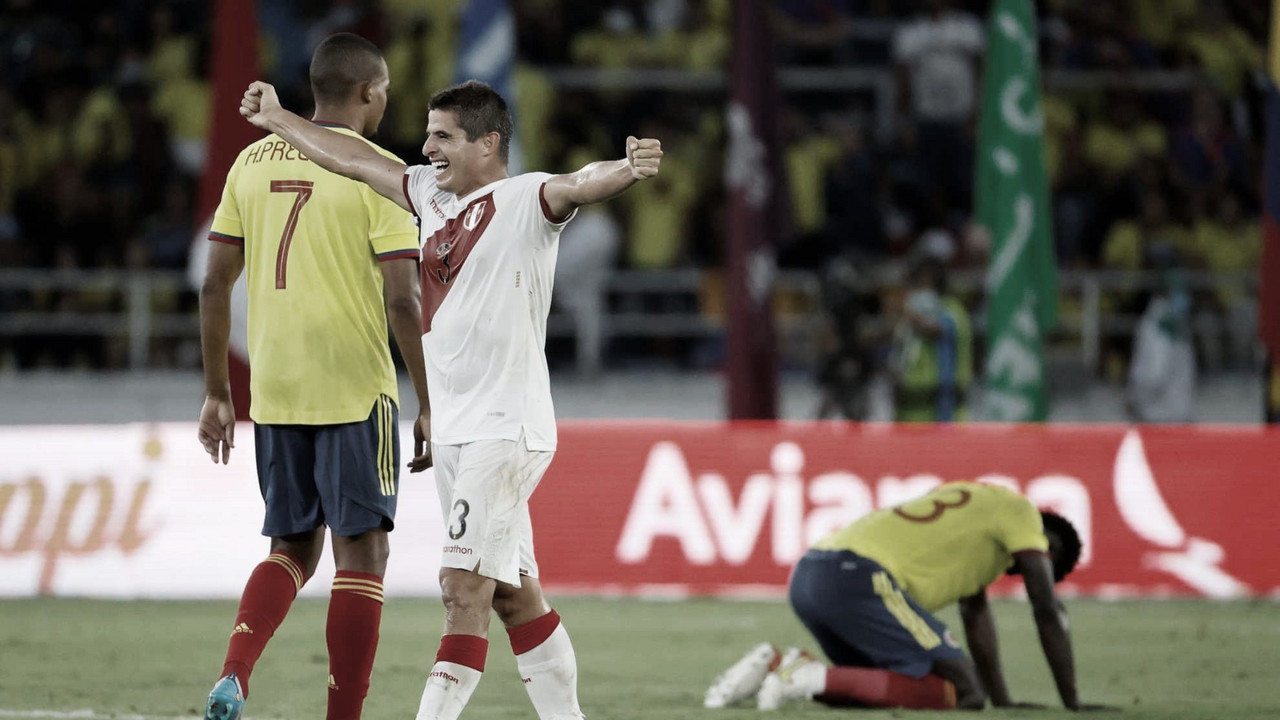 Los datos que dejó la derrota de Colombia contra Perú