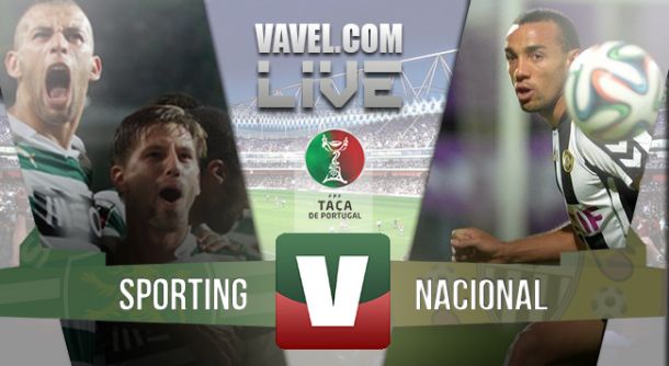Resultado Sporting de Portugal - Nacional en la Taça de Portugal 2015 (1-0)