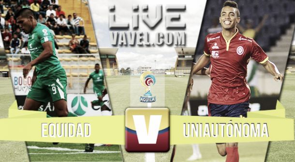 Resultado Equidad - Uniautónoma en la Liga Águila 2015-I (1-0)